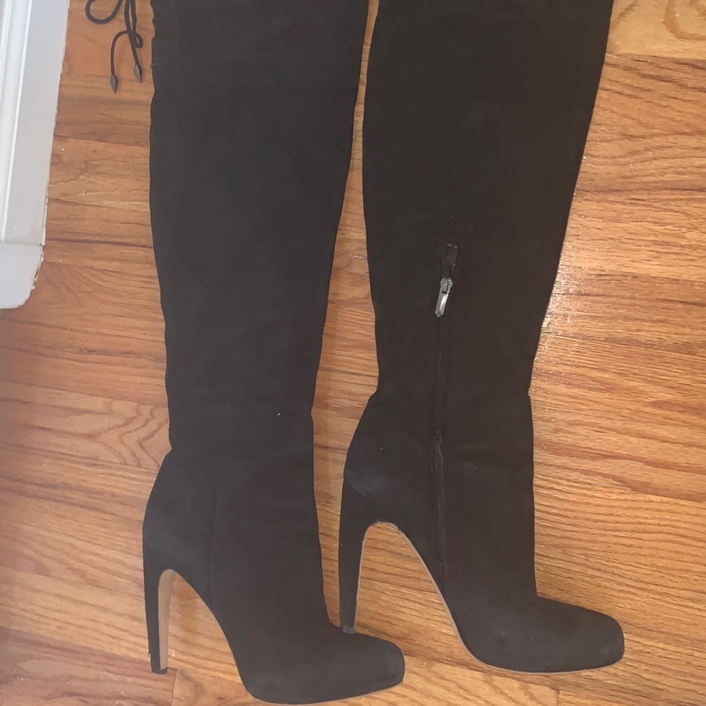 Sam Edelman Suede Over the Knee Heeled Boots